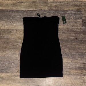 Wild fable Black Strapless Dress